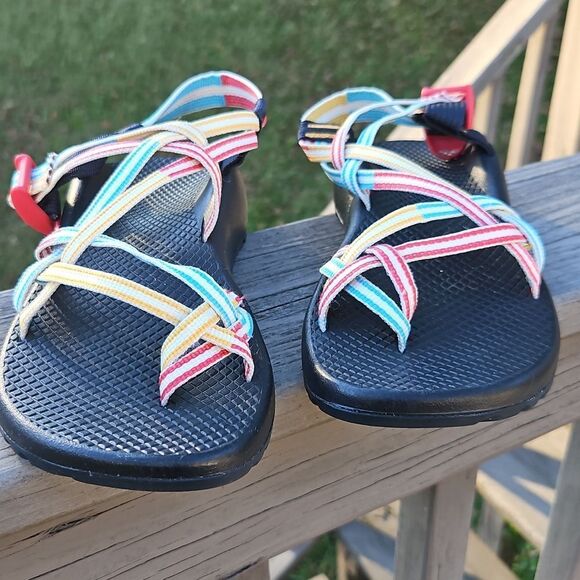 Chaco Z/Cloud Sandals Women’s Size 8 – Multicolor Strappy Sport Sandals - Picture 2 of 8